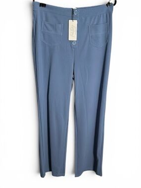 XL Stylish Blue Button-Up Pants Krush Kandy